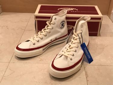 CONVERSE “Time Line” ALL STAR J VTG 50 HI 新品 タイムライン US9 白 CHUCK TAYLOR コンバース チャックテイラー CT70