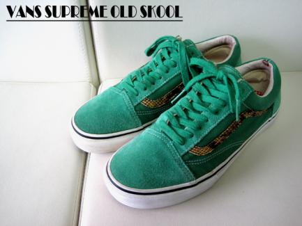 Supremeシュプリーム×VANSバンズ/コラボOld Skool Snake Skin蛇革 