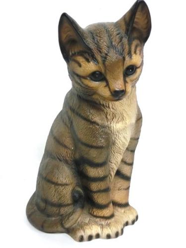 ① Demain ドマン 置物 猫 HK osamu 陶製 ネコ インテリア オブジェ