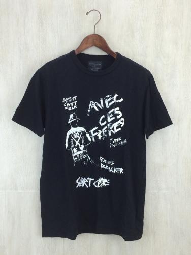 【お得，豊富な】 ART COMES FIRST/AVEC CES FRERES/Tシャツ/S/コットン/BLK(Sサイズ)｜売買されたオークション情報、yahooの商品情報をアーカイブ公開 - オークファン Sサイズ