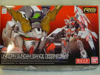 RG ユニコーンガンダム 1⁄144 バンデシネ」版ユニコーンガンダムがRG