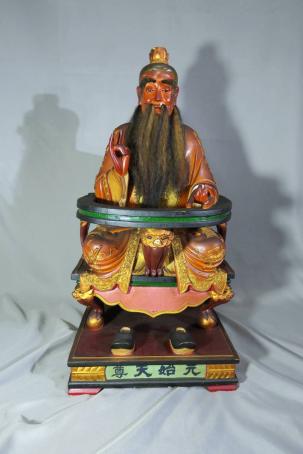  大作木彫 道教の神様 彩絵原始天尊像 中国美術(東洋彫刻)｜売買されたオークション情報、yahooの商品情報をアーカイブ公開 - オークファン その他