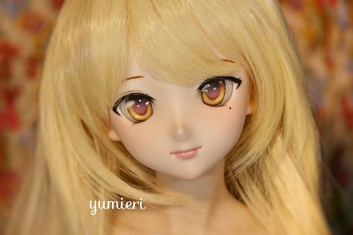 .:*☆yumieri☆*:.DDH-09 セミホワイト肌カスタムヘッド＋アイ　Ｎｏ.26