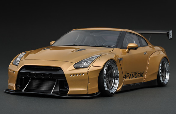 IG 1/18 ignition model PANDEM R35 GT-R Gold ダンボール外箱、ケース