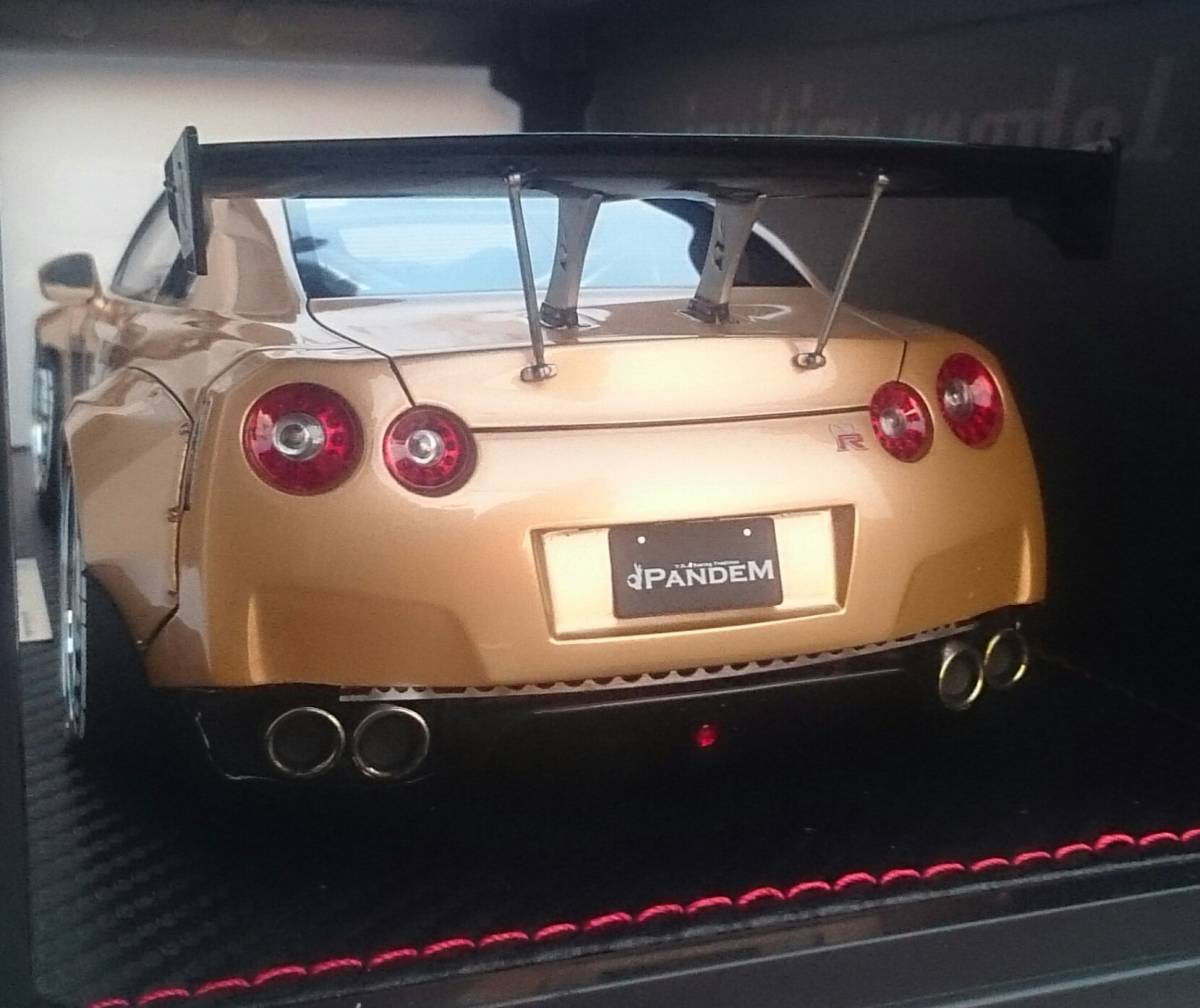 IG 1/18 ignition model PANDEM R35 GT-R Gold ダンボール外箱、ケース