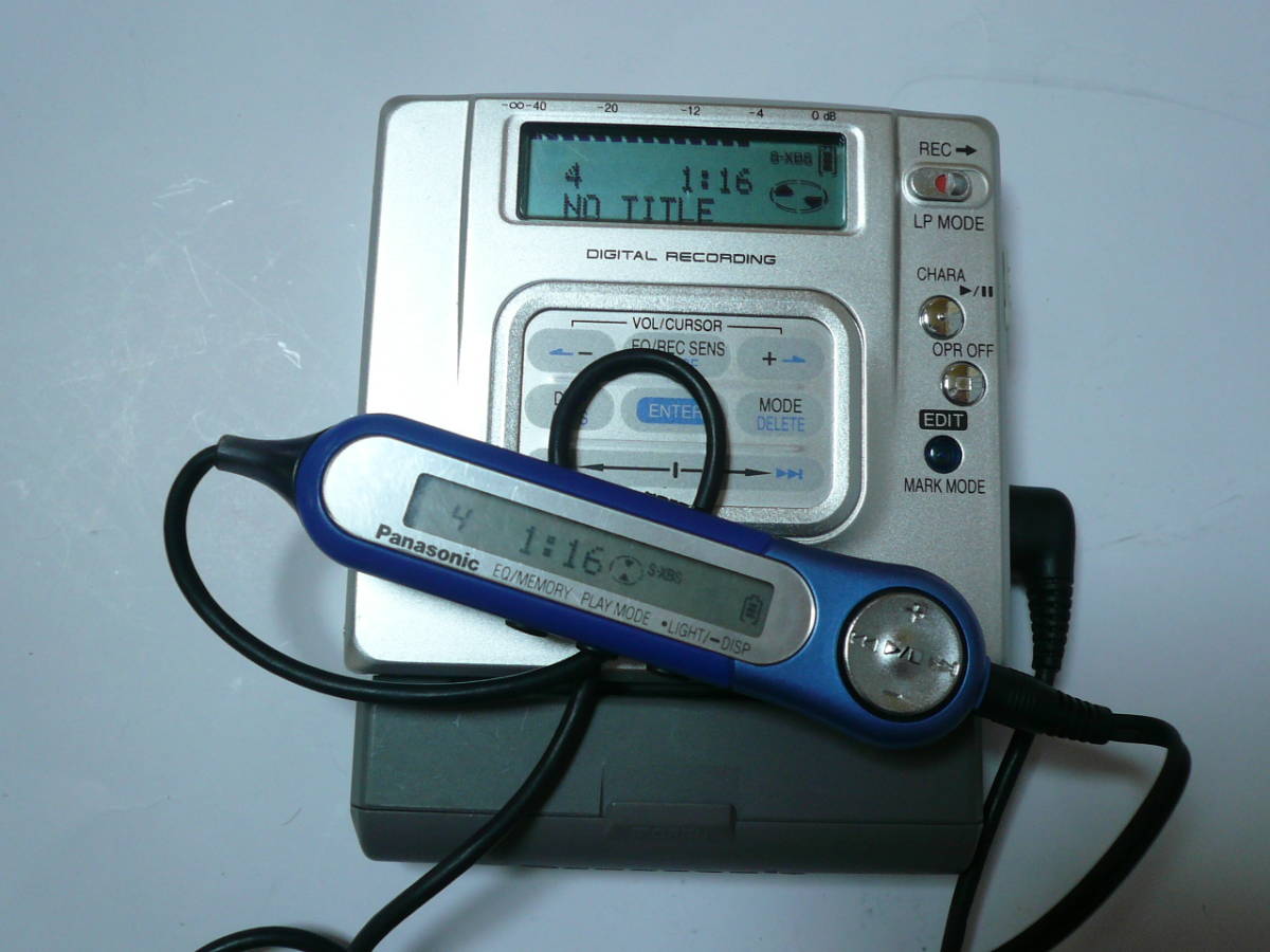 PANASONIC MDレコーダー ◇SJ-MR220◇中古作動