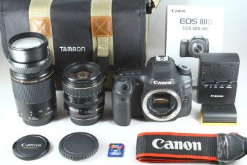 ★新品級★キヤノン CANON EOS 80D ダブルレンズセット バッグ付 【MAX CAMERA】