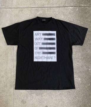 RAF SIMONS ラフシモンズ EASY FIT T-SHIRT ANY WAY OUT ビッグT
