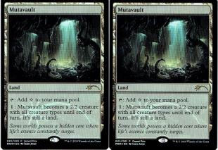 ⁄ 土地 Foil 日本最大 Foil《変わり谷⁄Mutavault》(GPプロモ)[流星