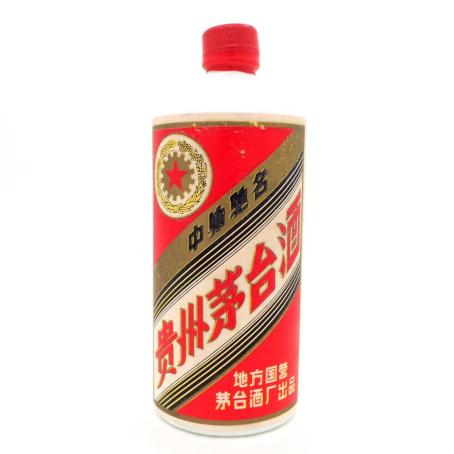 未開栓☆貴州茅台酒 マオタイ酒 五星麦 地方国営 1981年 陶器 1017g