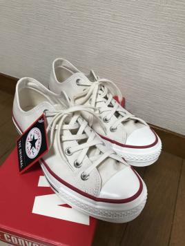  未着用 コンバース ＣＡＮＶＡＳ ＡＳ Ｊ ＯＸ ＷＨＩＴＥ(25.5cm)｜売買されたオークション情報、yahooの商品情報をアーカイブ公開 - オークファン 25.5cm
