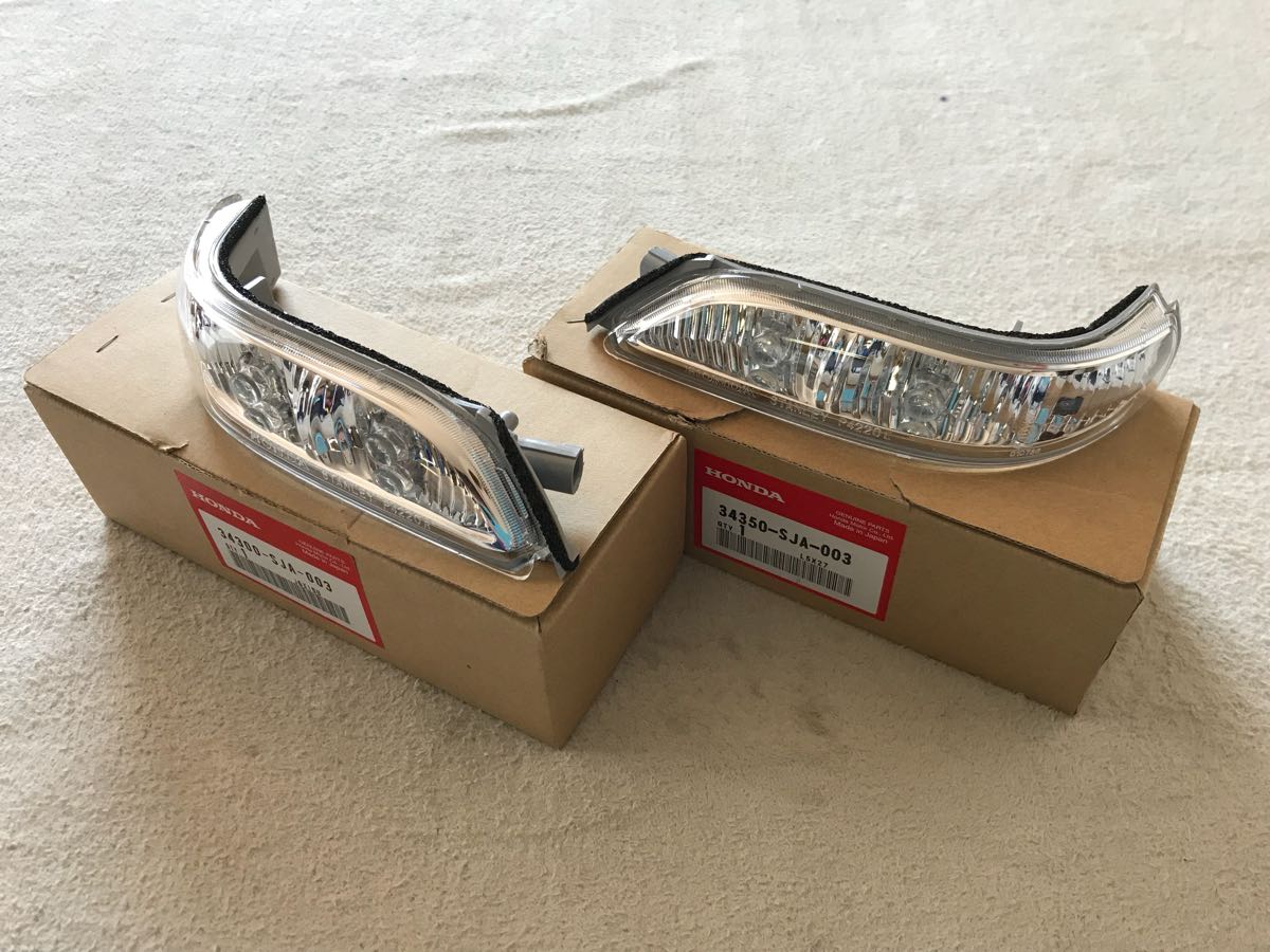 激安大特価，送料無料 HONDA ホンダ 純正部品 ライトASSY. R/L サイドターン レジェンド 4D インスパイア 品番34300-SJA-003 34350-SJA-003(ドアミラー)｜売買されたオークション情報、yahooの商品情報をアーカイブ公開 - オーク ホンダ用