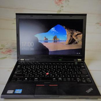 即使用 1円~/THINKPADx230i /Win 10 Pro/ Core i3 3120M / メモリ4GB / HDD 320gb / 無線LAN / 14.0型/#L008