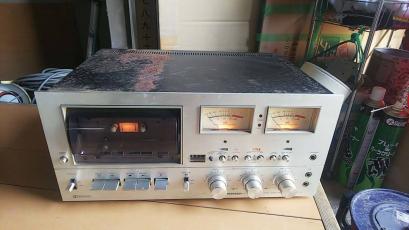 パイオニアCT-9通電ジャンク パイオニア カセットデッキ CT-9 昭和