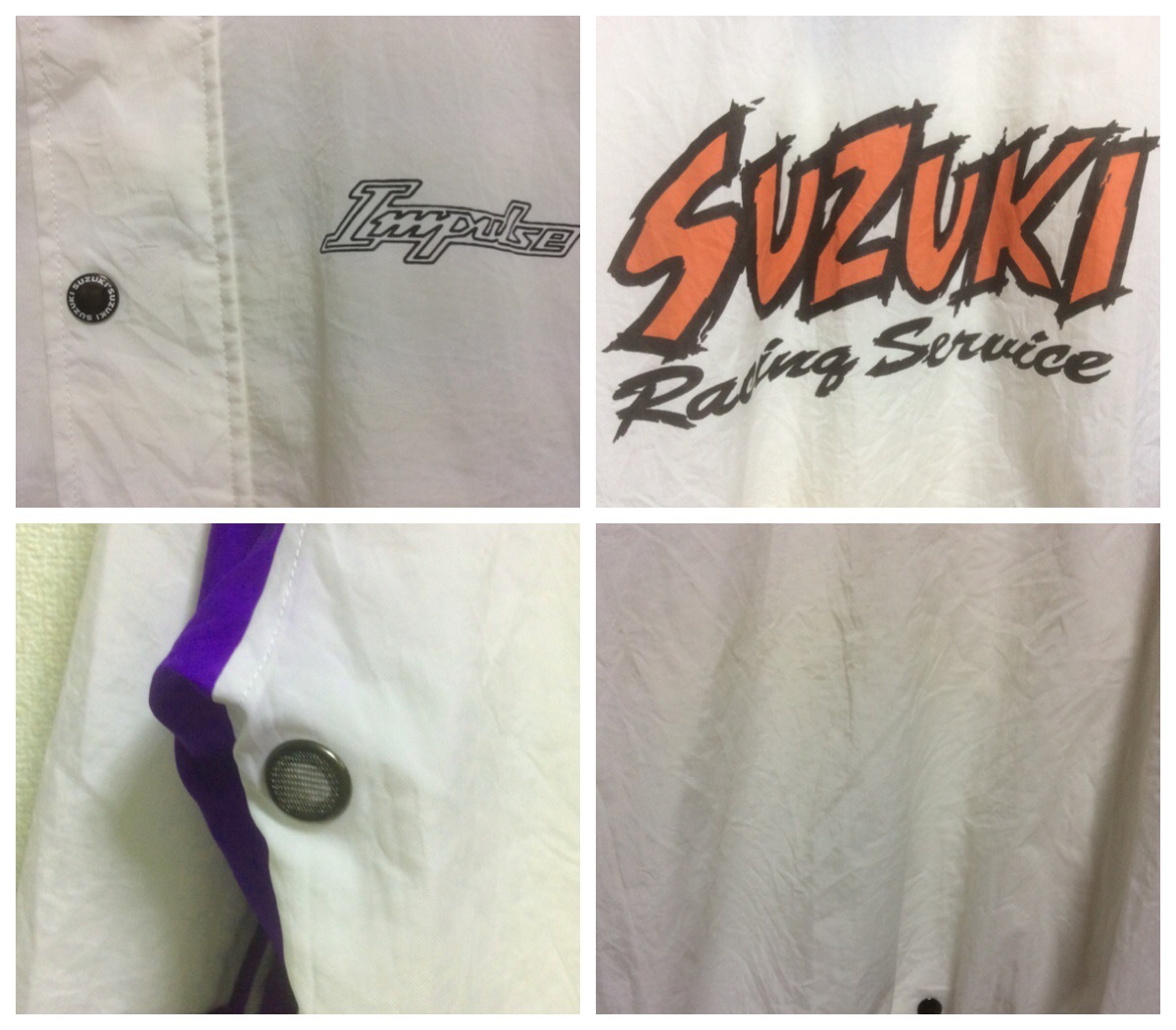 レア スズキ ジャケット Lサイズ Team SUZUKI Impurse スター 刺繍
