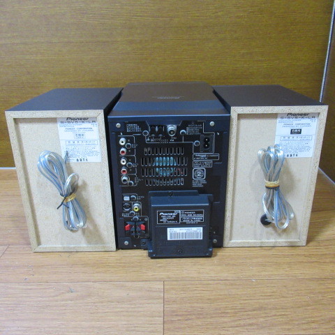 ◇Pioneer X-SV5DV DVD・CD・MDミニコンポ（K） リモコン付き