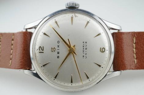 OH済みセイコー セイコー ユニーク 15石 手巻き SS SEIKO UNIQUE