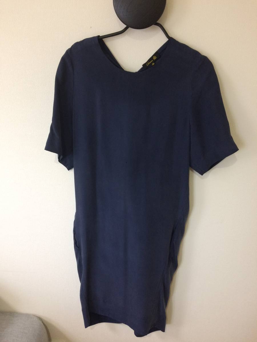 大人気，お得 訳アリ辺見えみり着定価１０万円以上Drawerシルクワンピース　クリーニング済みワンピース　ドゥロワーワンピース