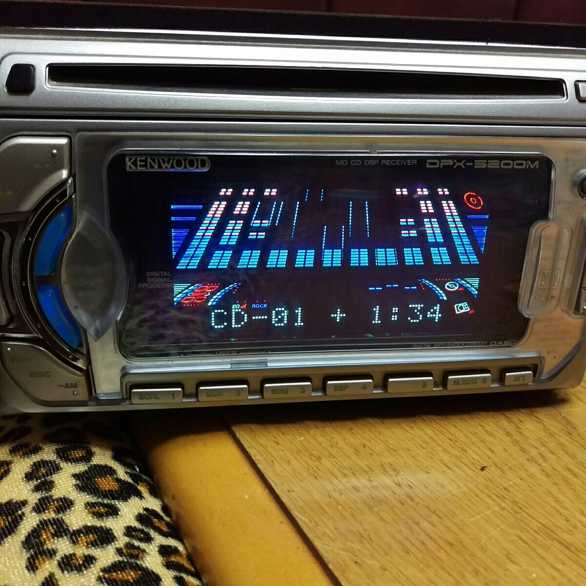 KENWOOD DPX-5200M 動作品 ☆KENWOOD DPX-5200M CD⁄MDプレイヤー