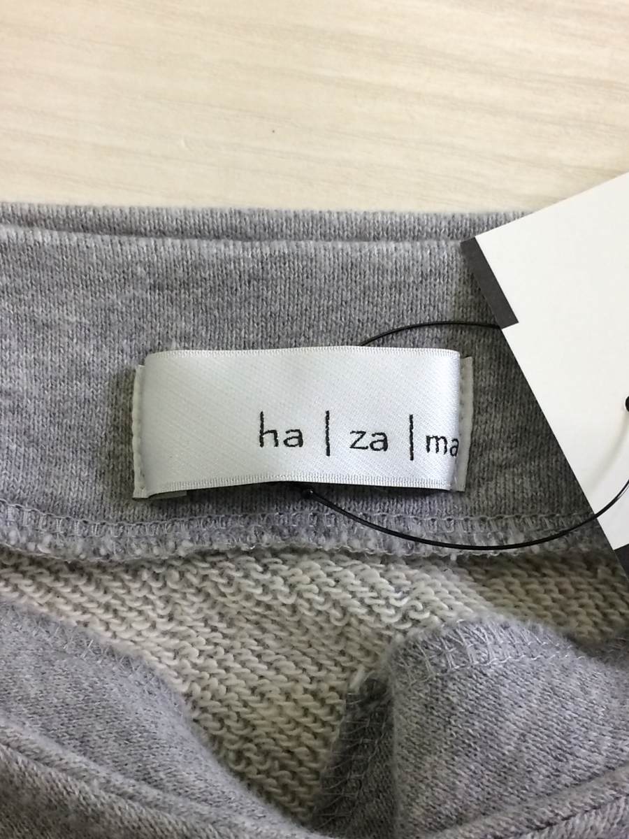 ha | za | ma 散りゆく火花の起毛スウェット ha|za|ma ha | za | ma ハザマ 散りゆく火花の起毛
