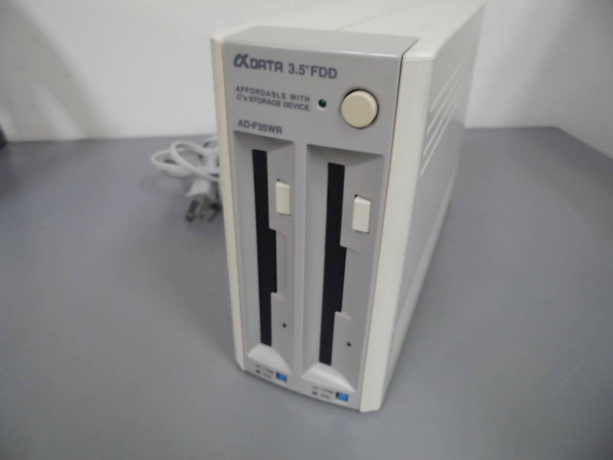 AD-F35WR 外付け αDATA 3.5インチ 2ドライブ仕様 3.5インチFDD 1円〜