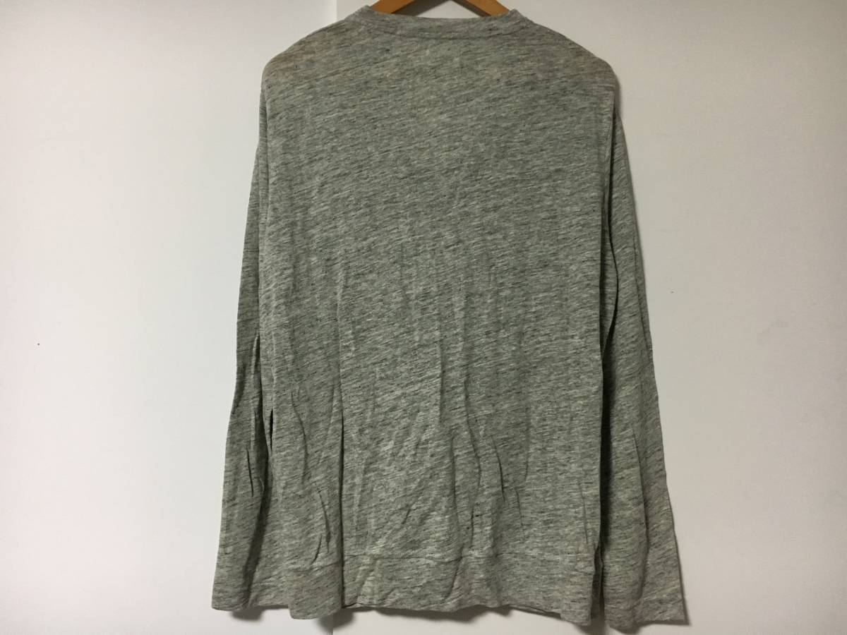 美品! 15ss \10800 BEAMS FLANDERS LINEN CARDIGAN フランダースリネン 