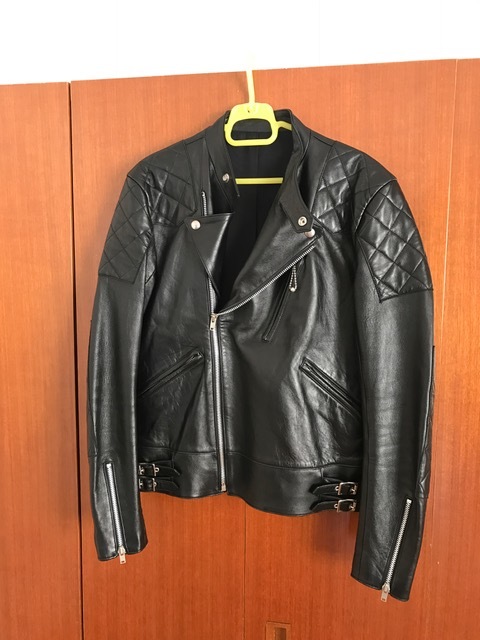 □美品 22万500円 SCYE Pagni Sporting レザーライダースジャケット 38 