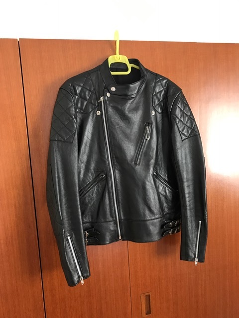 □美品 22万500円 SCYE Pagni Sporting レザーライダースジャケット 38 