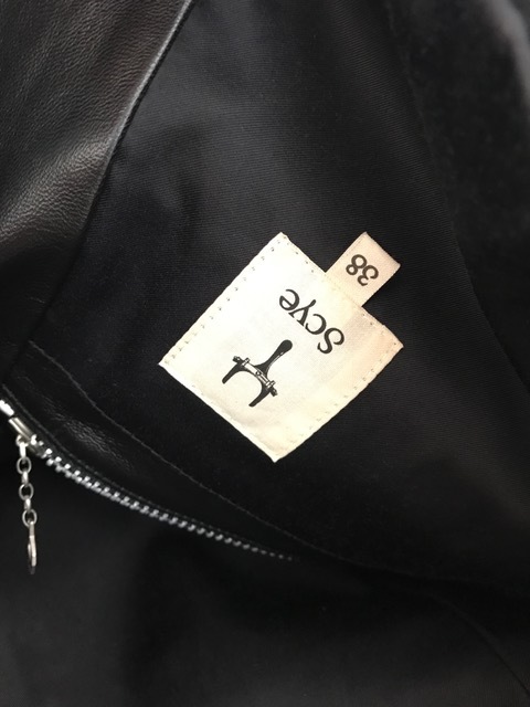 □美品 22万500円 SCYE Pagni Sporting レザーライダースジャケット 38 