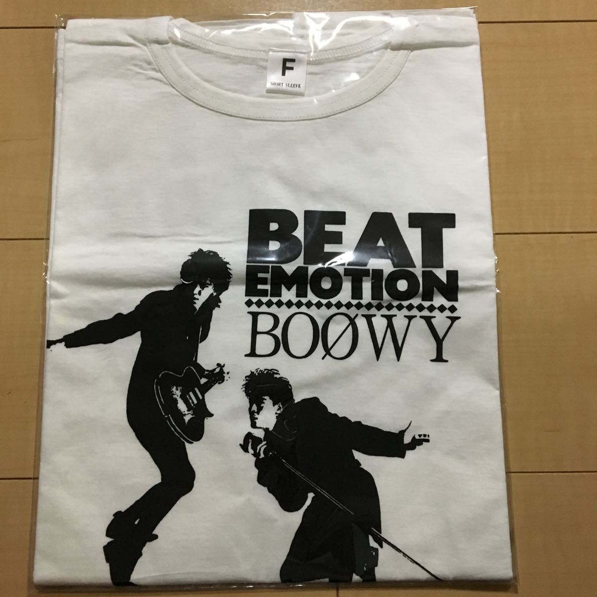 新品 BOOWY Tシャツ BEAT EMOTION フリーサイズ 氷室京介 布袋寅泰