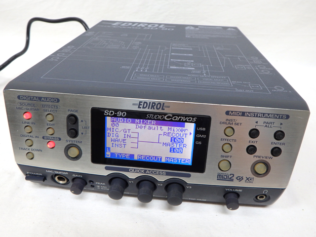 Roland/ローランド◇EDIROL STUDIO Canvas SD-90◇音源モジュール 