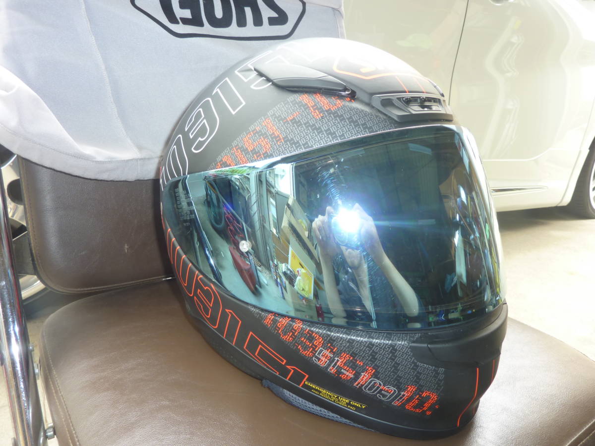 SHOEI Z-7 Lサイズ ブラック ミラーシールド付き SHOEI - SHOEI 