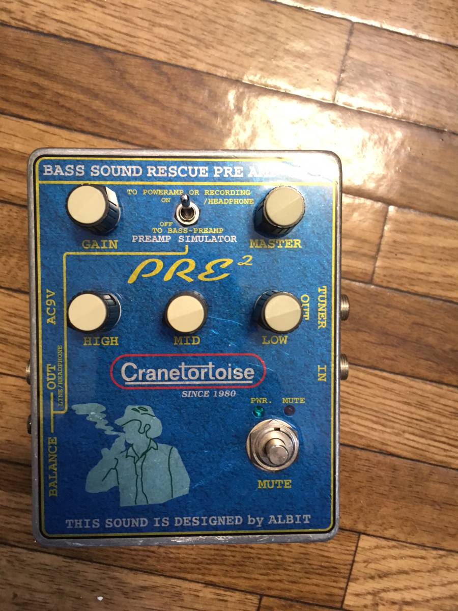 Cranetortoise BP-1 Bass Sound Rescue Pre Amp ベース ALBIT