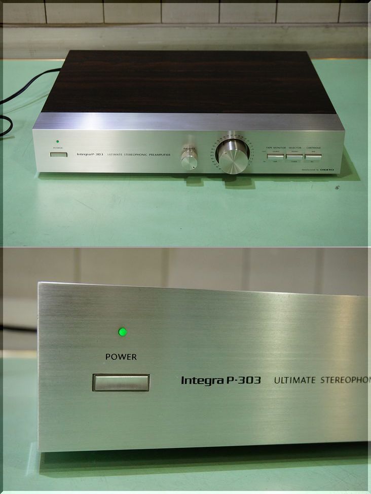 ONKYO Integra P-303 ステレオプリアンプ ジャンク品 Integra P-303