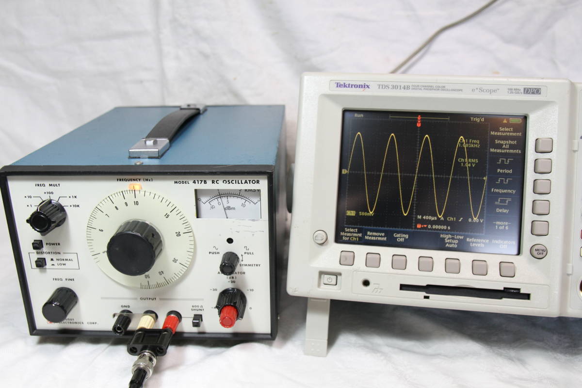 2025，新作登場 低周波発信器 菊水電子 MODEL417B RC OSCILLATOR(その他)｜売買されたオークション情報、yahooの商品情報をアーカイブ公開 - オークファン その他
