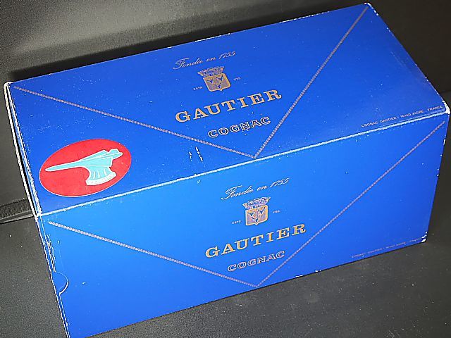 古酒 GAUTIER ゴーティエ コンコルド 青 ブルー リモージュ 飛行機