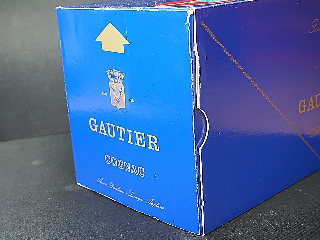 古酒 GAUTIER ゴーティエ コンコルド 青 ブルー リモージュ 飛行機