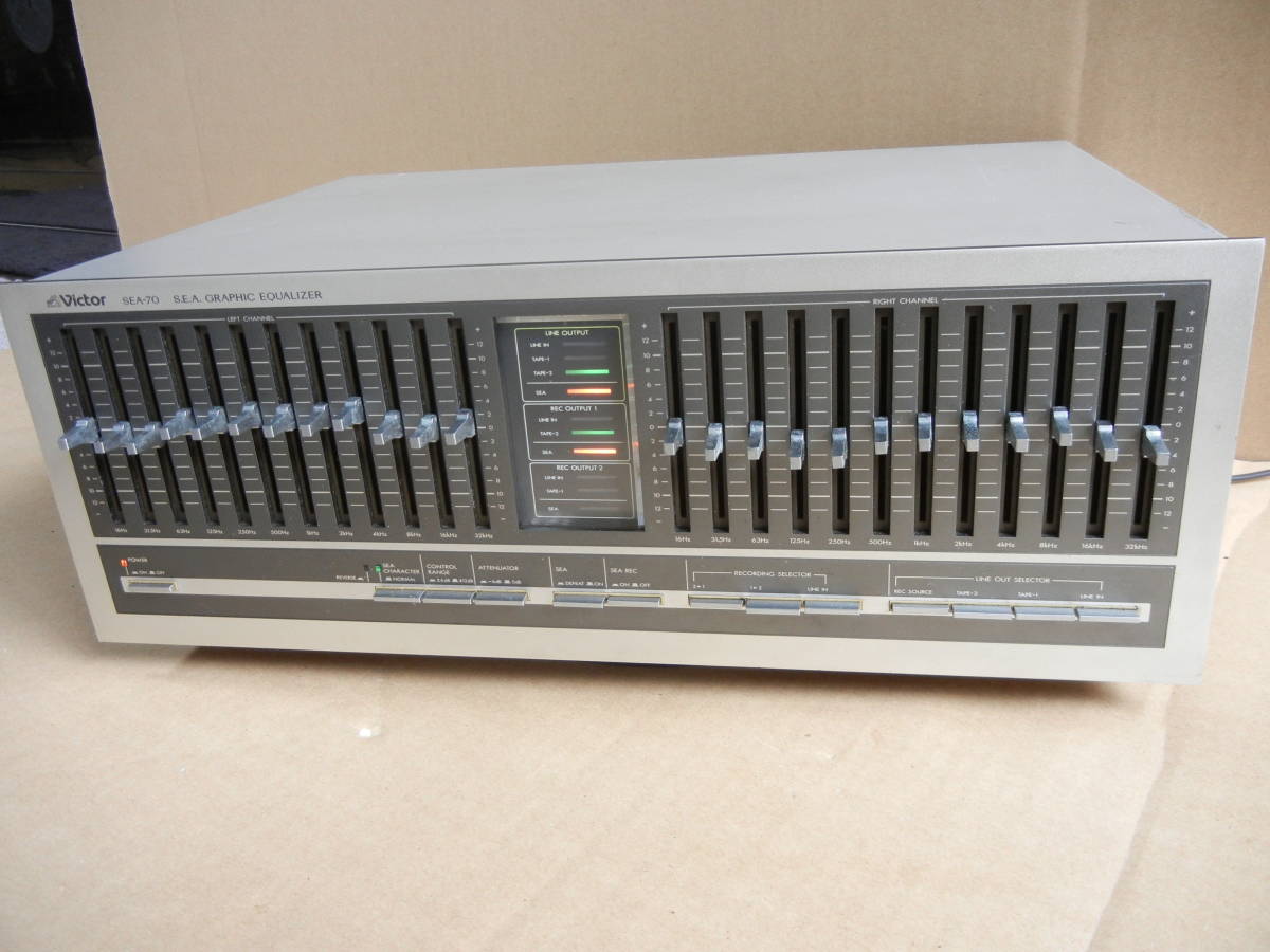 中古整備品】048 ビクター グラフィックイコライザー SEA-70 □内容物