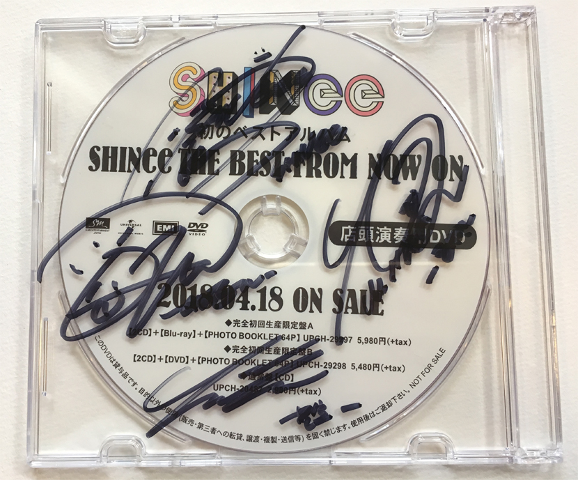 SHINee 公式通販 SHINee「Sherlock」直筆サイン入りポスター THE