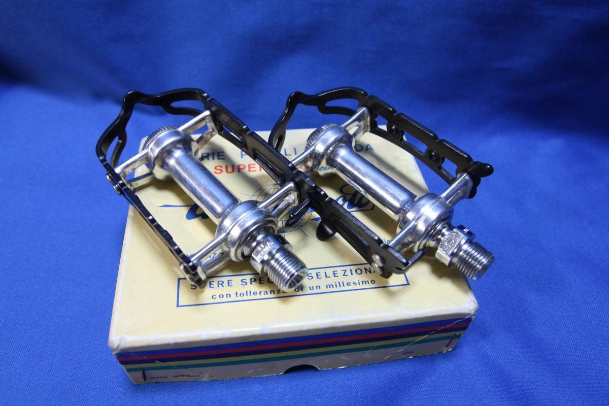 テ*ィ様 カンパニョーロ　ペダル　スーパーレゲロ　ロード　ビンテージ　箱付き SG-687 Campagnolo カンパニョーロ Superleggeri Strada スーパーレ