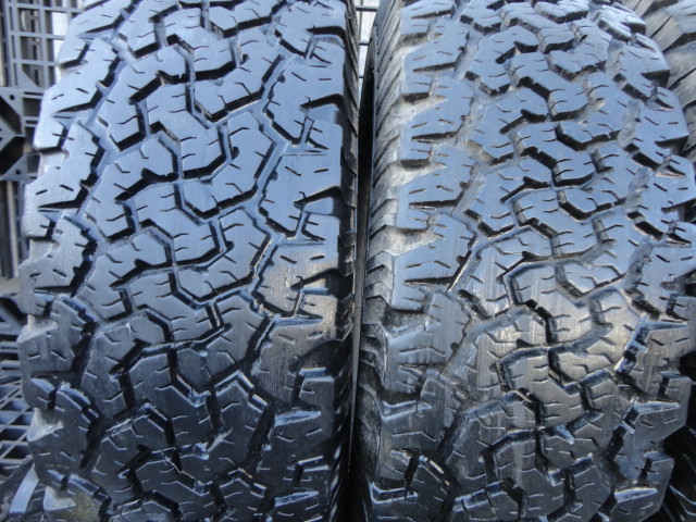 ★5965 ホワイトレター 深溝9分山 BFGoodrich All-Terrain T/A KO LT 265/75R16 120/116Q 4本
