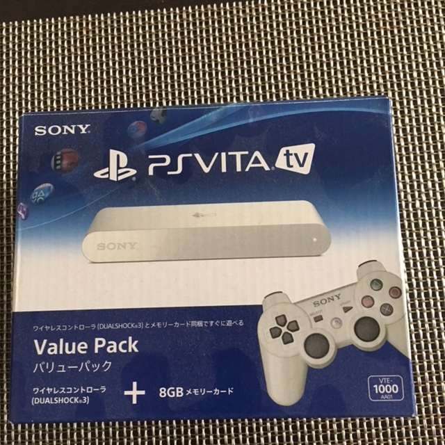 ＜送料無料＞中古美品　PlayStation Vita TV Value Pack (VTE-1000AA01)