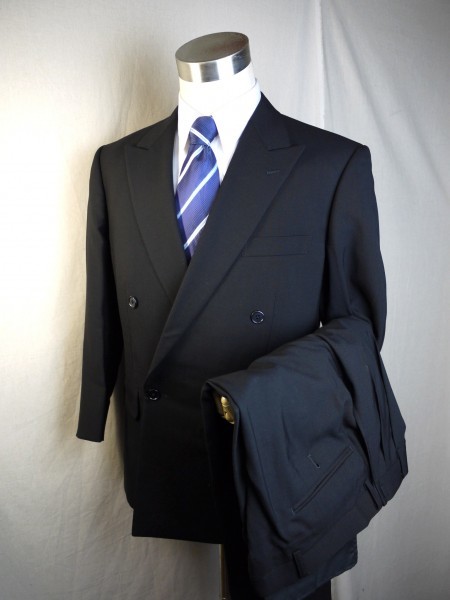  H069 冠婚葬祭対応礼服喪服 165AB4黒ブラックフォーマルダブルスーツ(ブラックスーツ)｜売買されたオークション情報、yahooの商品情報をアーカイブ公開 - オークファン ブラックスーツ