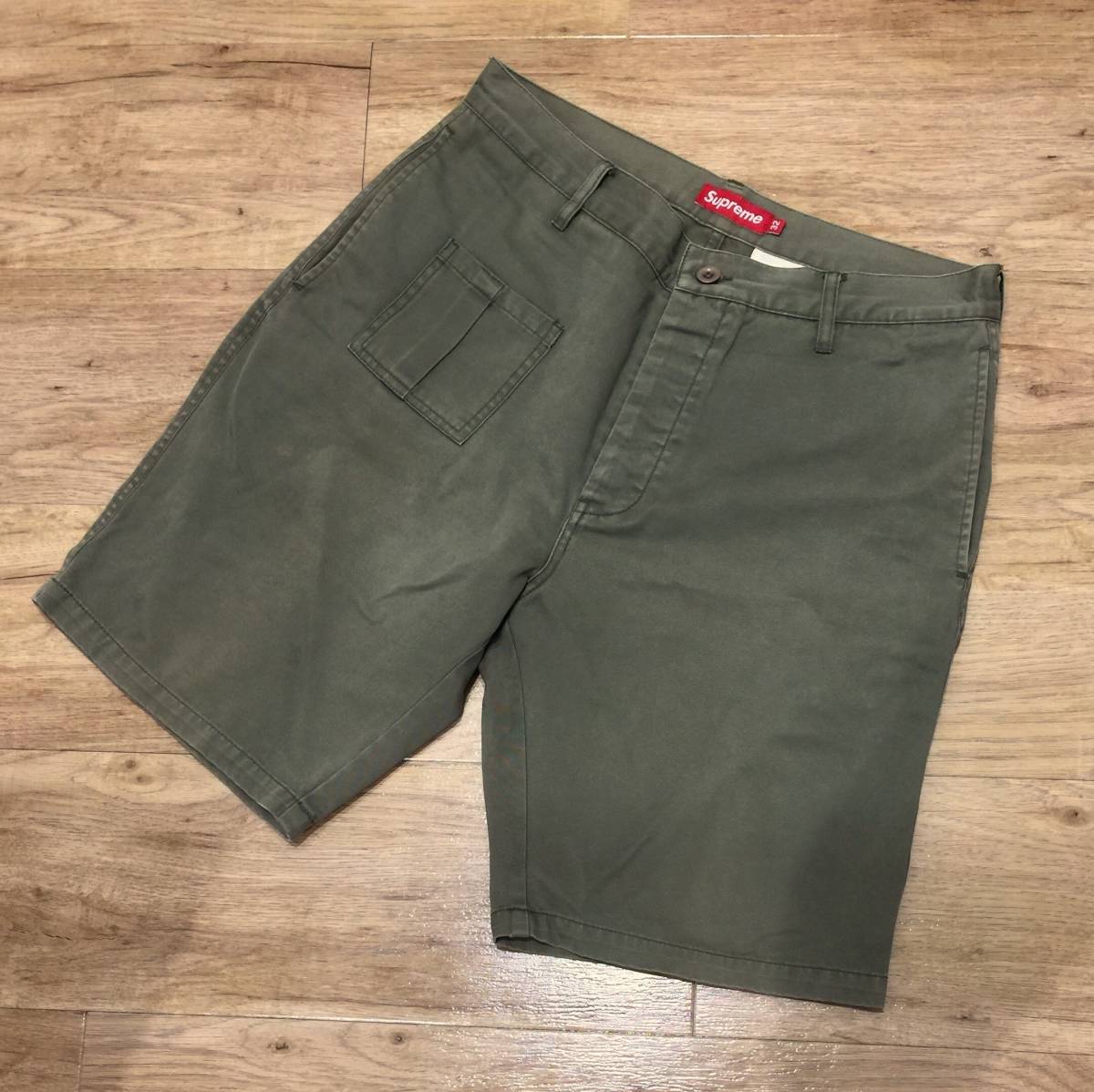 supreme シュプリーム 90s〜 チノ ショーツ　パンツ W30 M程度 Supreme シュプリーム 2007-8年 5ポケット チノ ショーツ size 32