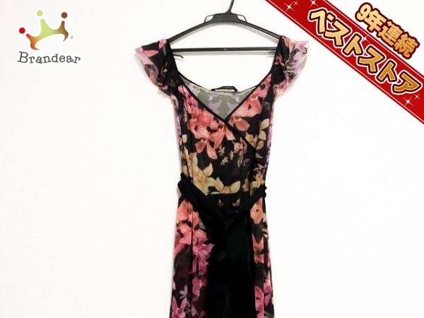  ヴィヴィアンタム VIVIENNE TAM ワンピース サイズ0 XS 黒&times;ピンク&times;マルチ レディース 花柄(ワンピース)｜売買されたオークション情報、yahooの商品情報をアーカイブ公開 - オークファン ワンピース