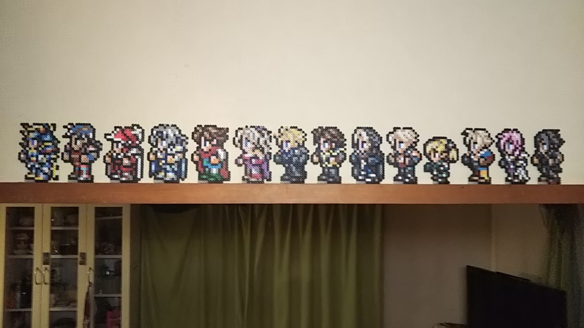 アイロンビーズ 手作り ファイナルファンタジー FF FF7 フィギュア 