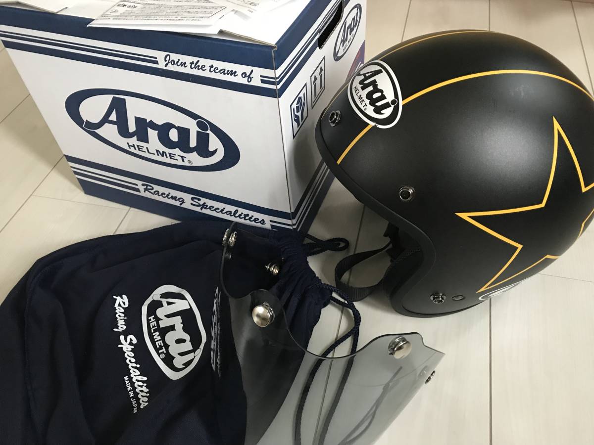 ☆アライ・ARAI ☆ジェット・CLASSIC MOD・スターズ M (頭囲 57~58