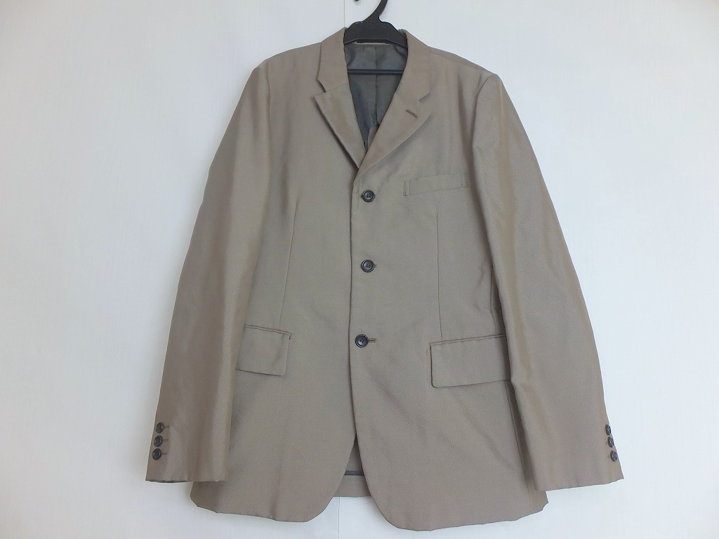  024 COMME des GARCONS HOMME PLUS コムデギャルソン オム プリュス テーラードジャケット 背裏 M PI-J039 AD2002(テーラードジャケット、ブレザー)｜売買されたオークション情報、yahooの商品情報をアーカ 男性用