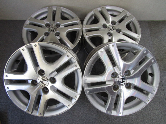 ☆4本 15inch 【4H-100】 6J+53 ホンダ純正 フィットなど 15インチ ホンダ