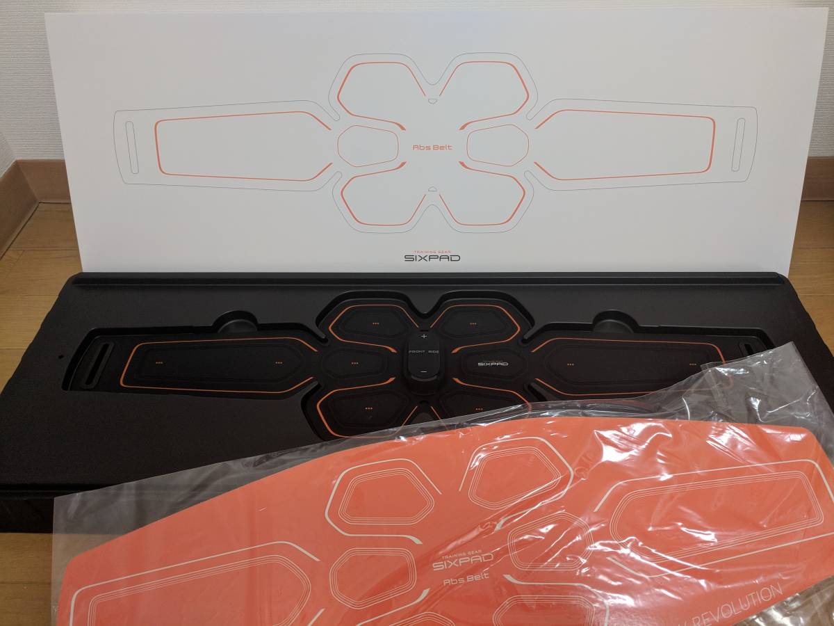 SIXPADシックスパッド□AbsBeltアブズベルト□未使用純正ジェルシート